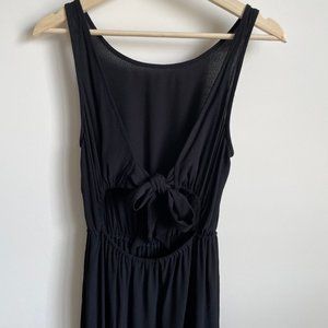 ASOS Black Maxi Dress with Bow tie in back
